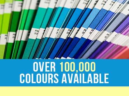 Over 100.000 car paint colours available