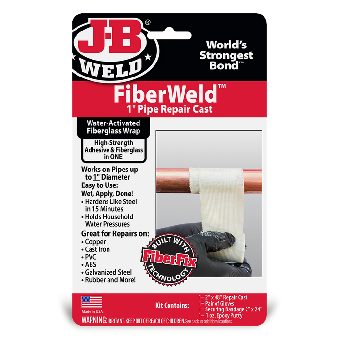 J-B Weld Pipe Repair Cast - 2" x 48" | Permanent and Strong Pipe Repair Solution