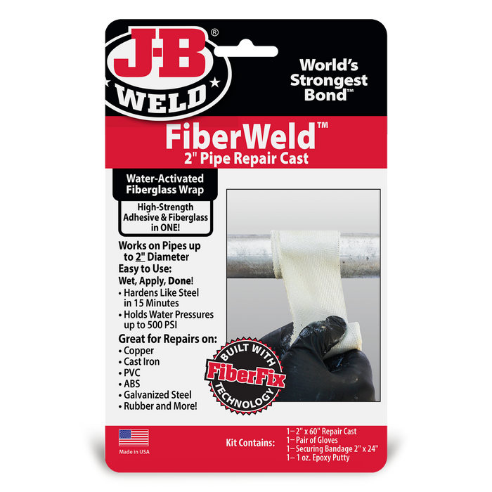 J-B Weld Pipe Repair Cast - 2" x 60" | Versatile and Reliable Pipe Repair Solution