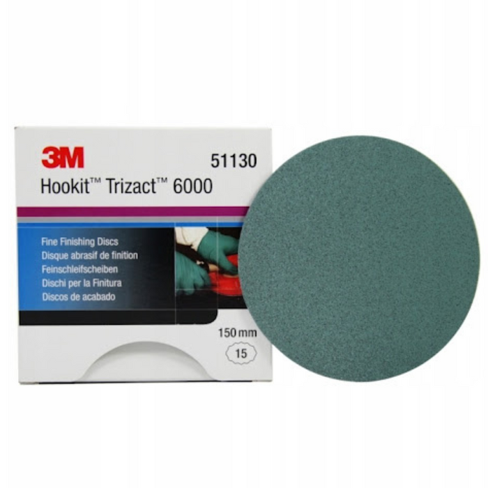 3M Trizact P6000 Grit 150MM Sanding Disc 51130