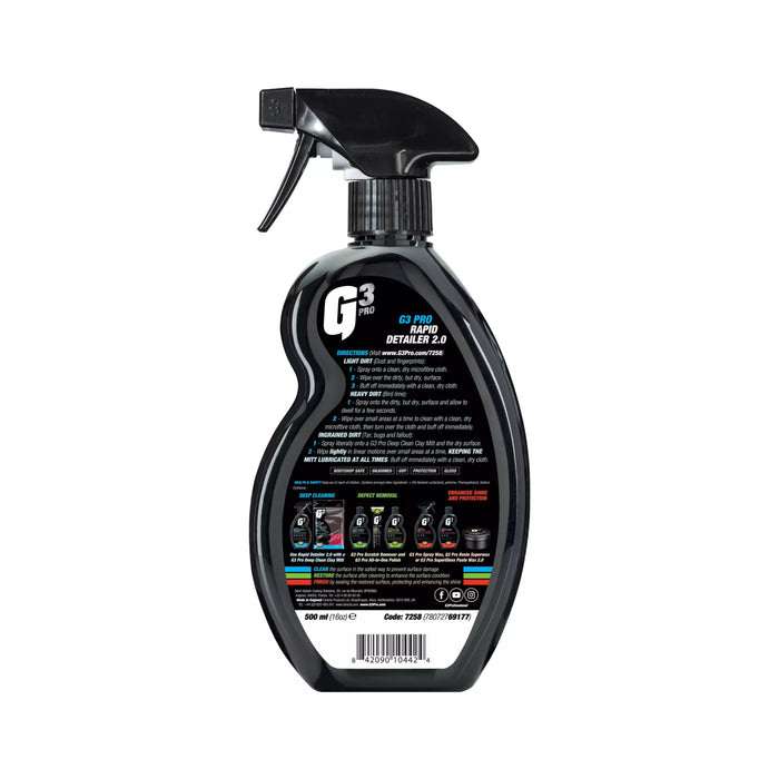 Farecla G3 Pro Rapid Detailer 500ml Trigger Spray