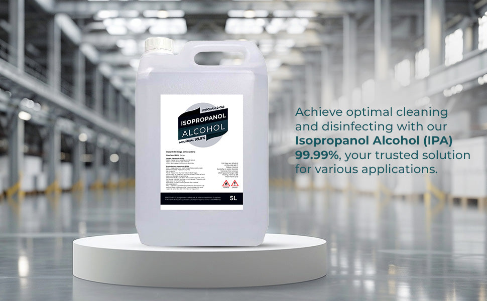 Isopropyl Alcohol IPA 99.99% 5L Cleaning  Disinfecting  Industrial Use Isopropanol