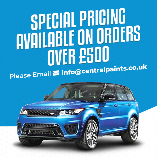 Special pricing for car paint UK