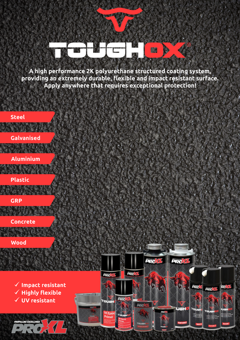 ProXL ToughOX 1K Epoxy Grey Primer Aerosol, 500ml, Fast Drying, Outstanding Adhesion