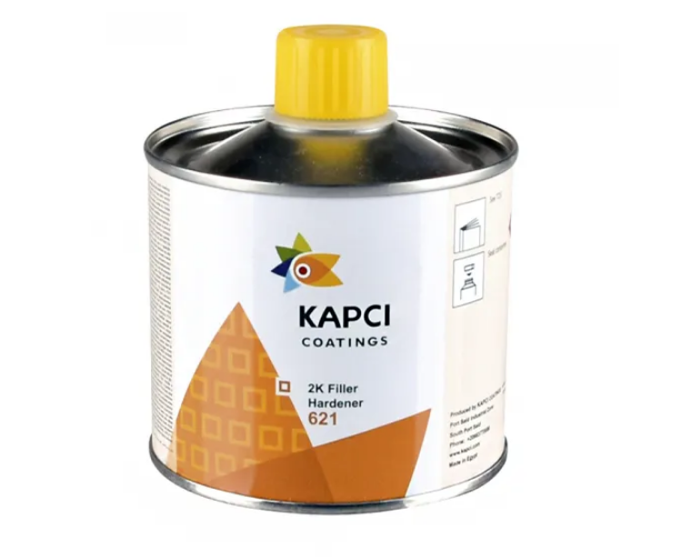 Kapci 2K High Build Grey Primer with Kapci 2K Filler Hardener - 1.25 Litre Kit