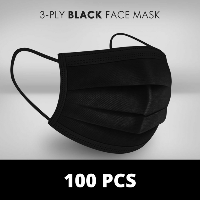 BLACK FACE MASKS DISPOSABLE