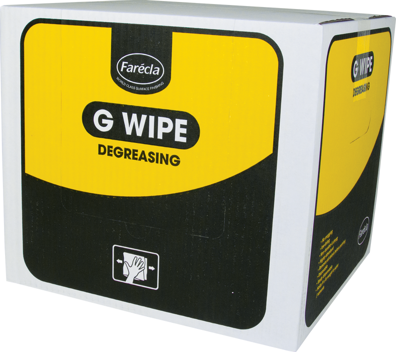 Farecla G Plus Degreasing Wipes Box Of 100 Sheets