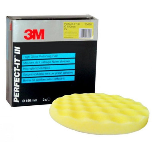 3m Yellow Polishing Pads - Yellow Foam Polishing Pad