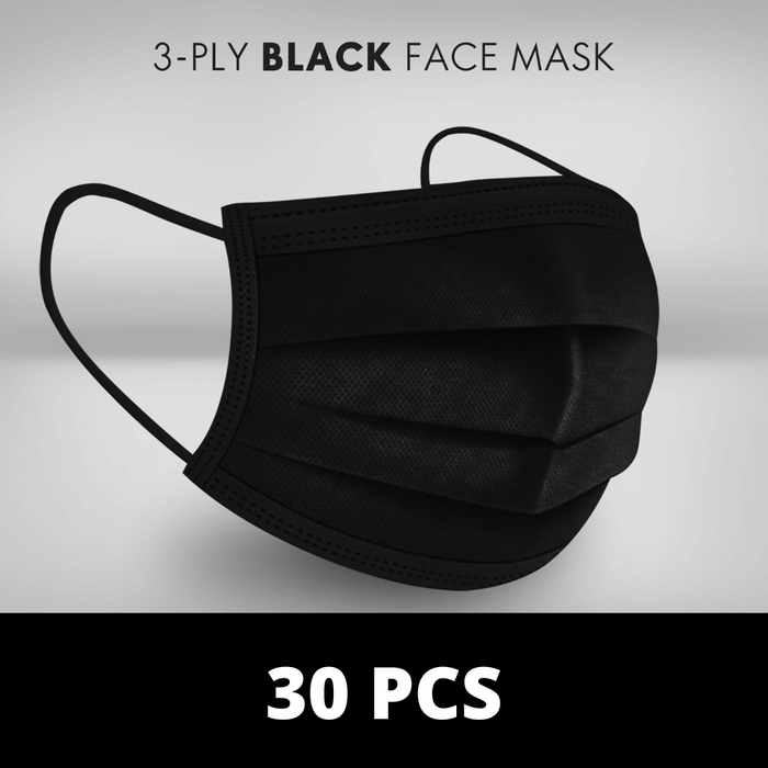 BLACK FACE MASKS DISPOSABLE