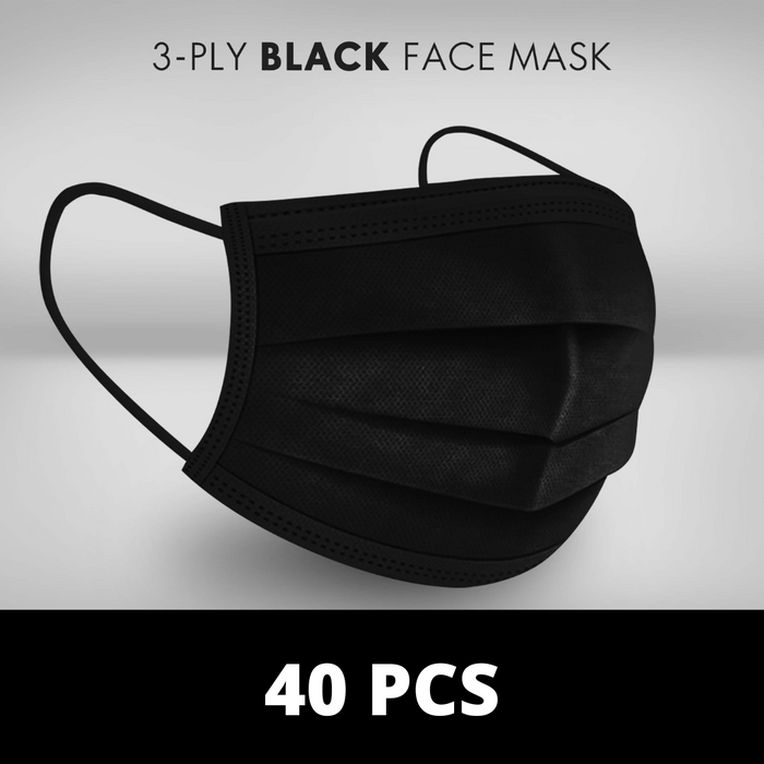 BLACK FACE MASKS DISPOSABLE