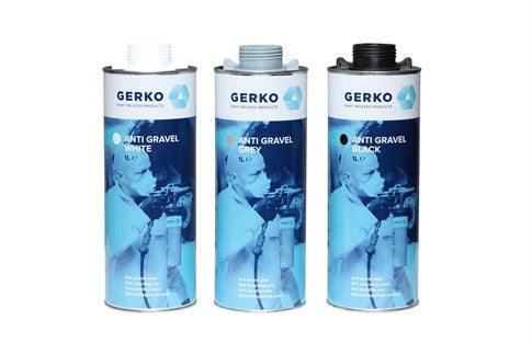 Gerko Anti-Gravel Stonechip 1 Litre Grey, White & Black — Central Paints