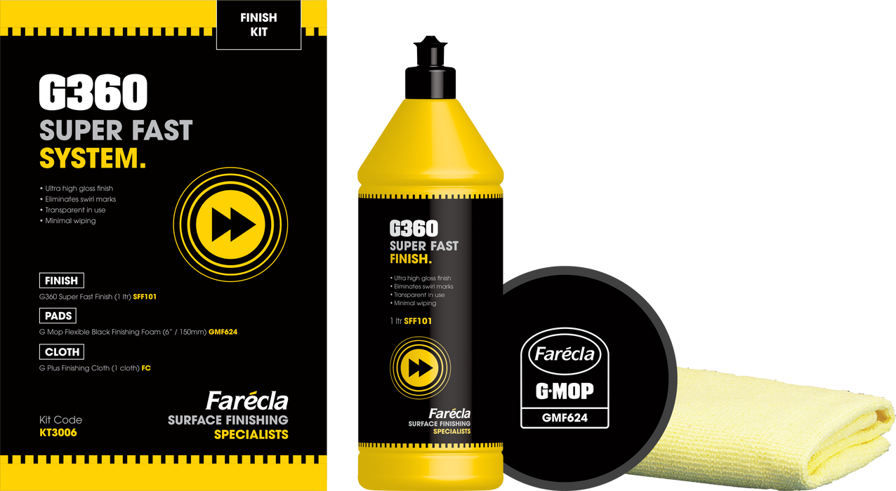 Farecla G360 Super Fast System Finishing Kit KT3006