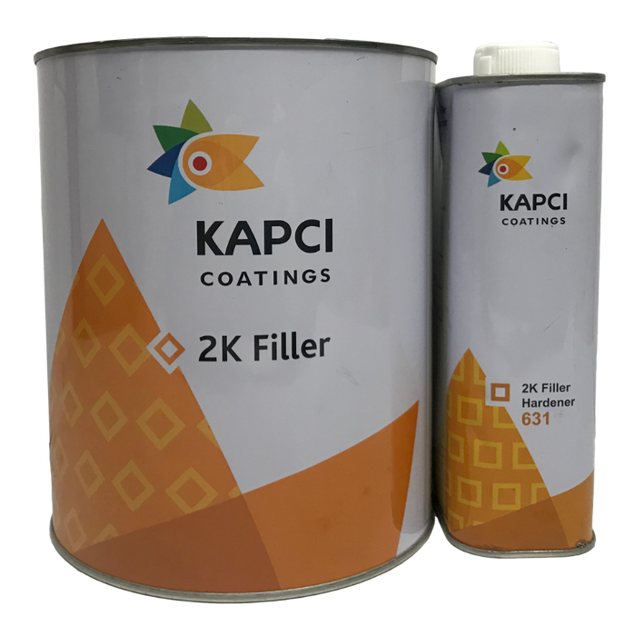 Kapci 2K High Build Black Primer 3.75 Litre Kit