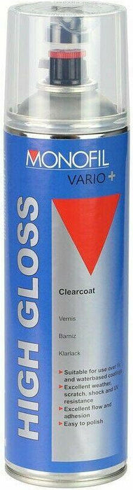 Monofil Vario+ Clearcoat Clear Lacquer Spray Aerosol 500ML