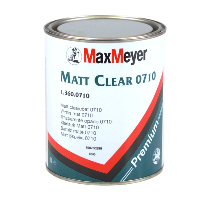 Max Meyer 0710 2K Clear Matt Lacquer 1 Litre