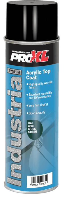 ProXL Industrial Acrylic Top Coat Aerosol 500ML - All RAL Colours