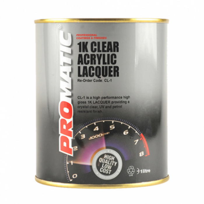 Get High-Quality Finish with Promatic 1K Clear Acrylic Lacquer