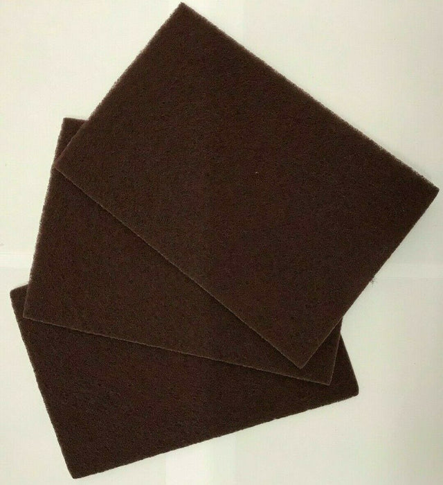 Non Woven Scotch Abrasive Hand Finishing Pads 6 x 9"