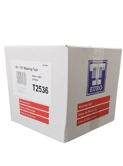 Buy T-Euro Automotive Low Bake Masking Tape 36MM Box Of 24 Rolls